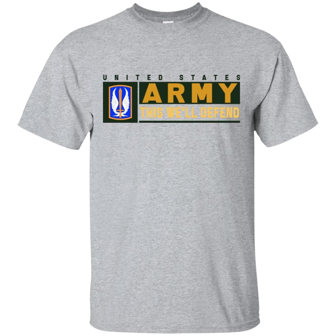 US Army 17TH AVIATION BRIGADE- This We'll Defend T-Shirt On Front For Men-TShirt-Army-Veterans Nation
