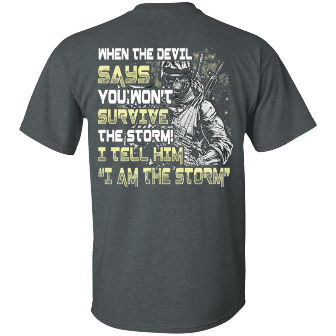 Military T-Shirt "Veteran - I Am The Storm"-TShirt-General-Veterans Nation