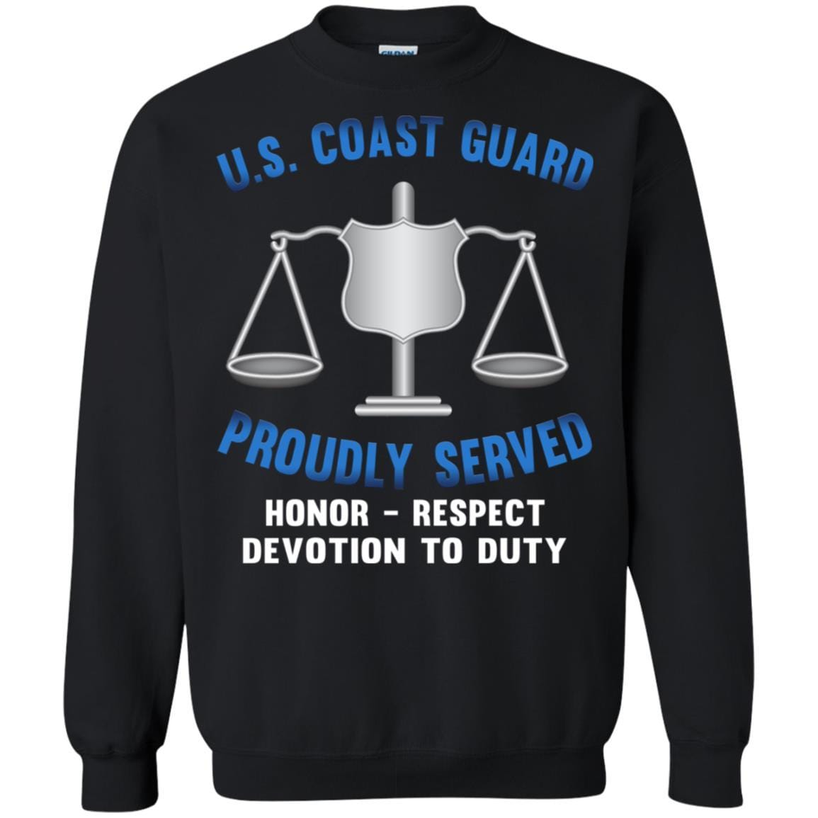 USCG INVESTIGATOR IV Logo Proudly Served T-Shirt For Men On Front-TShirt-USCG-Veterans Nation