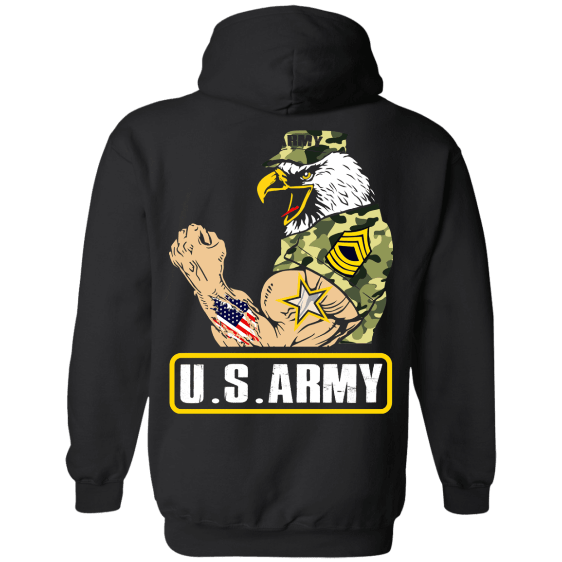 US Army Strong Back T Shirts-TShirt-Army-Veterans Nation