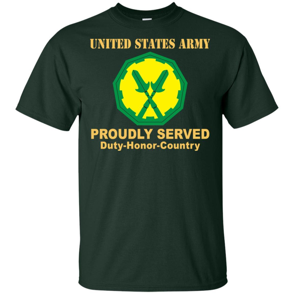 US ARMY 290TH MILITARY POLICE BRIGADE- Proudly Served T-Shirt On Front For Men-TShirt-Army-Veterans Nation