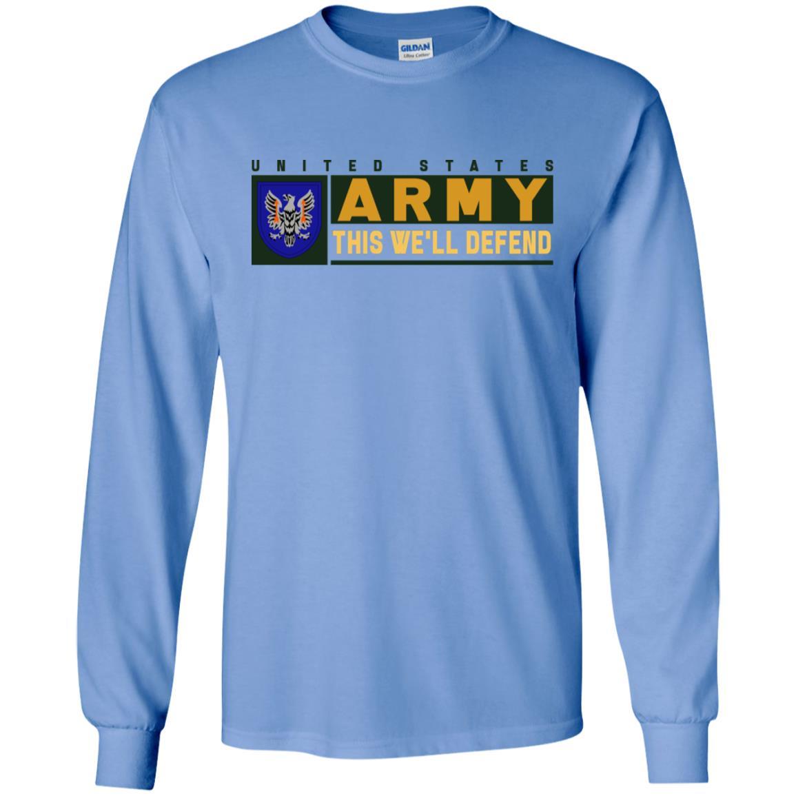 US Army 11TH AVIATION COMMAND- This We'll Defend T-Shirt On Front For Men-TShirt-Army-Veterans Nation