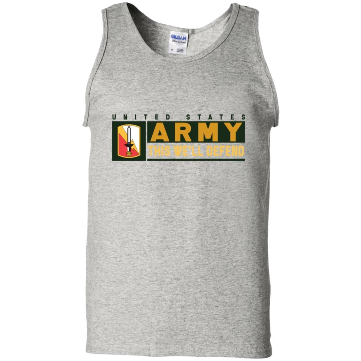 US Army 21ST SIGNAL BRIGADE- This We'll Defend T-Shirt On Front For Men-TShirt-Army-Veterans Nation