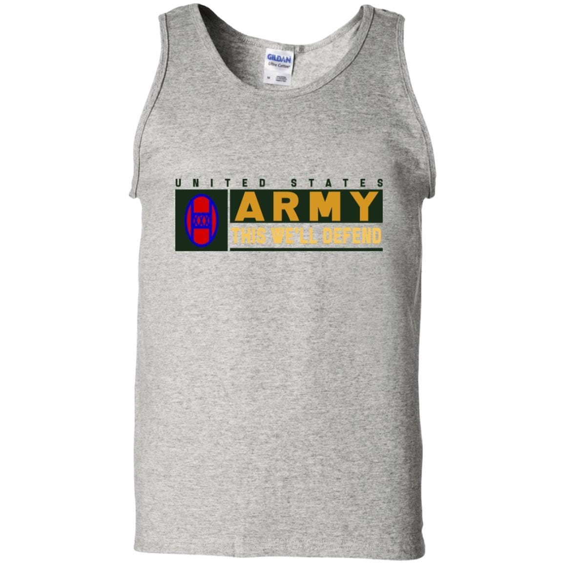 US Army 30TH ARMORED BRIGADE COMBAT TEAM- This We'll Defend T-Shirt On Front For Men-TShirt-Army-Veterans Nation
