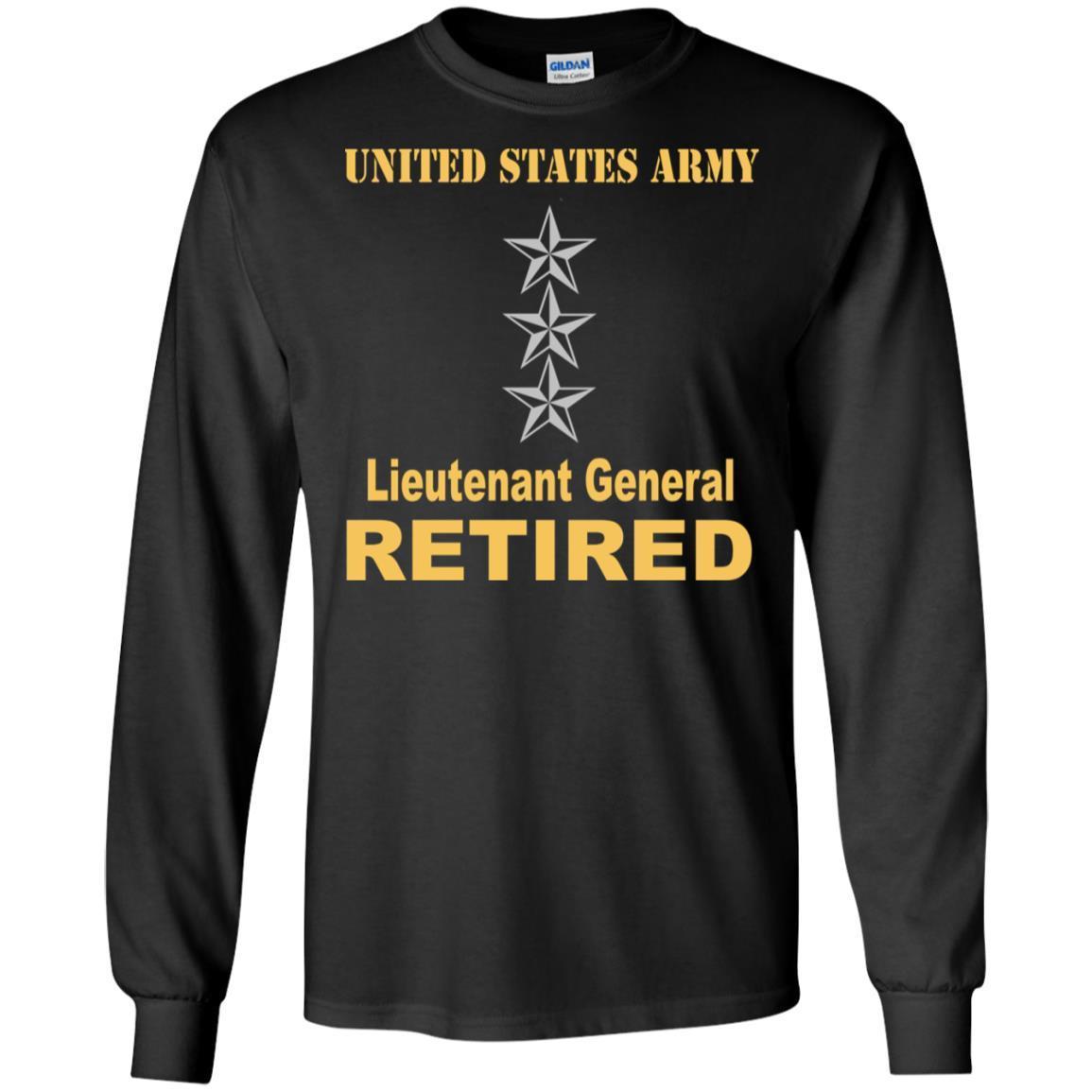 US Army O-9 Lieutenant General O9 LTG General Officer Retired Men T Shirt On Front-TShirt-Army-Veterans Nation