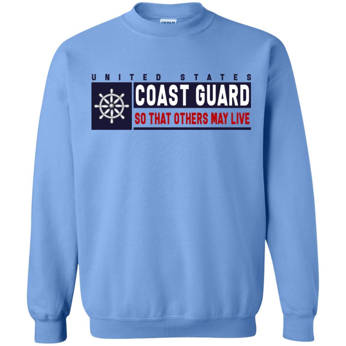 US Coast Guard Quartermaster QM Logo- So that others may live Long Sleeve - Pullover Hoodie-TShirt-USCG-Veterans Nation