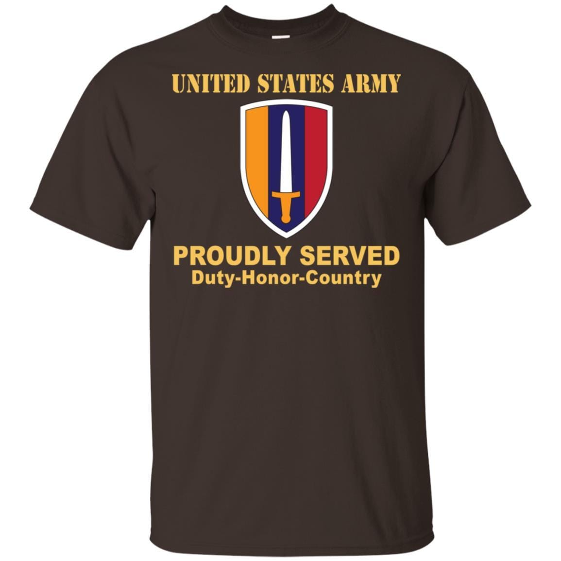U.S. ARMY VIETNAM- Proudly Served T-Shirt On Front For Men-TShirt-Army-Veterans Nation