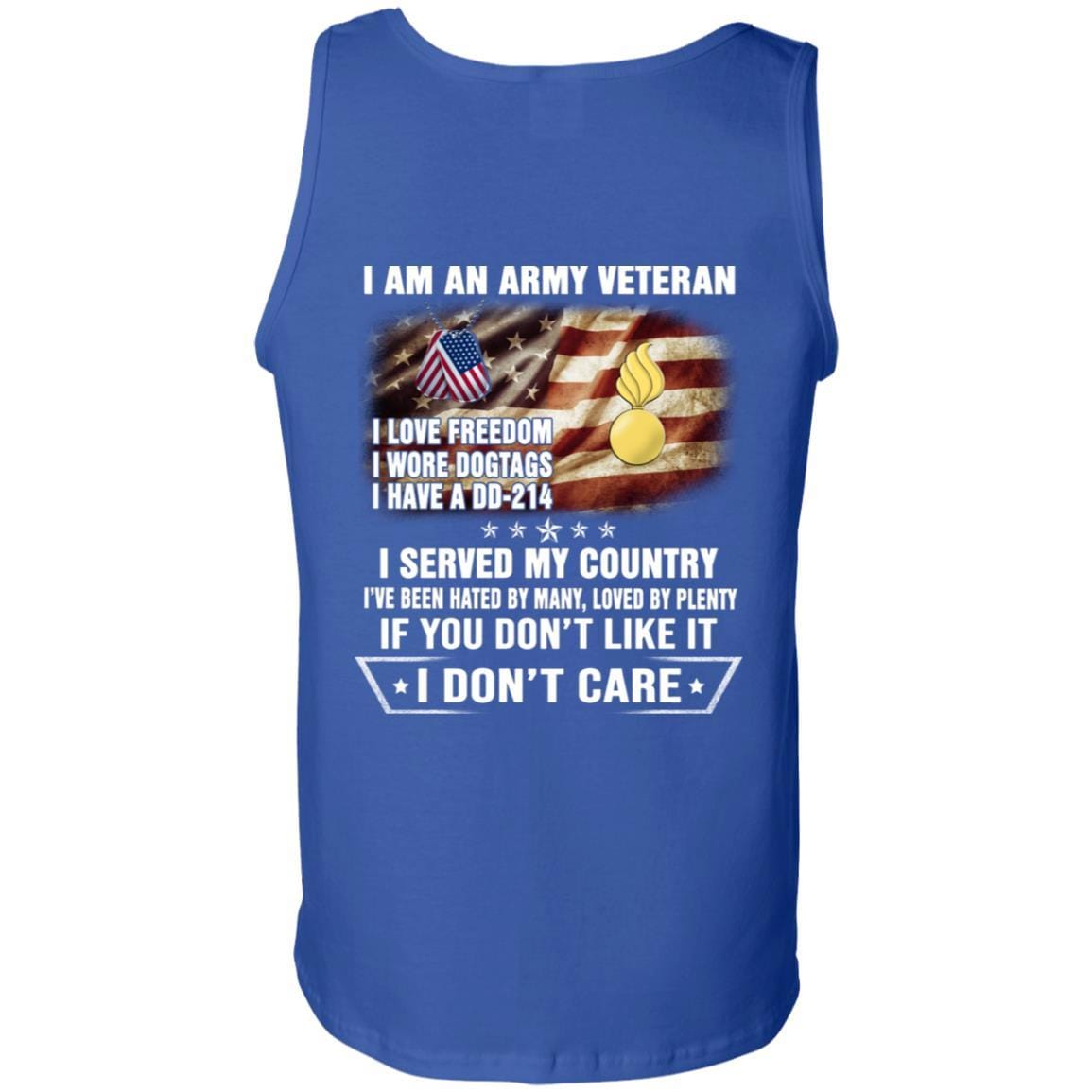T-Shirt "I Am An Army Ordnance Corps Veteran" On Back-TShirt-Army-Veterans Nation