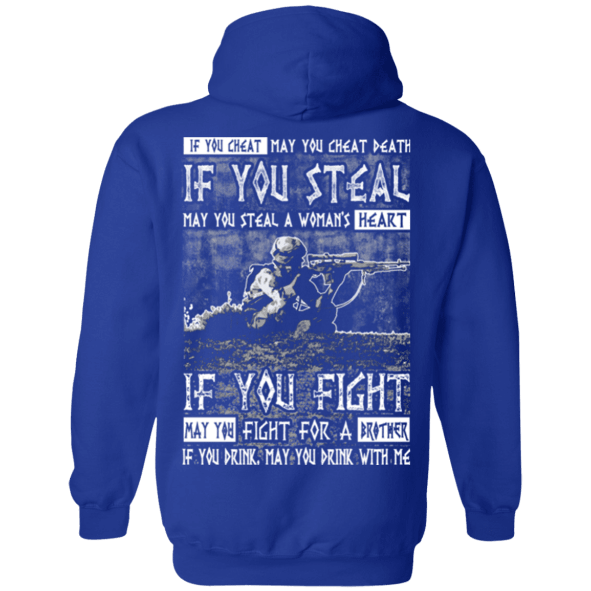 Military T-Shirt "Veteran - Fight For a Brother, Drink With Me"-TShirt-General-Veterans Nation