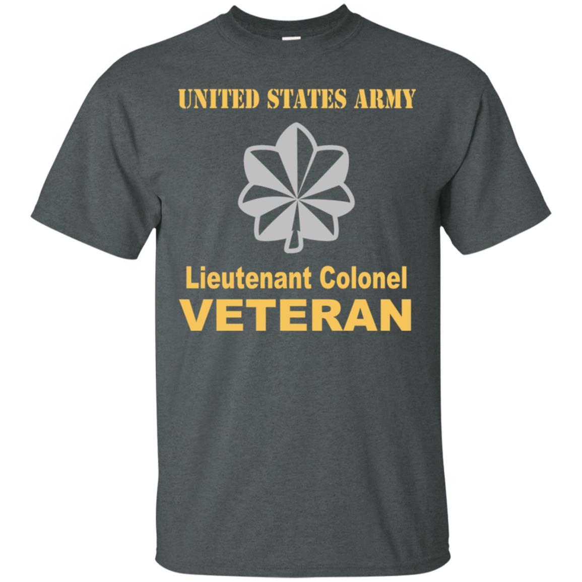 US Army O-5 Lieutenant Colonel O5 LTC Field Officer Veteran Men T Shirt On Front-TShirt-Army-Veterans Nation