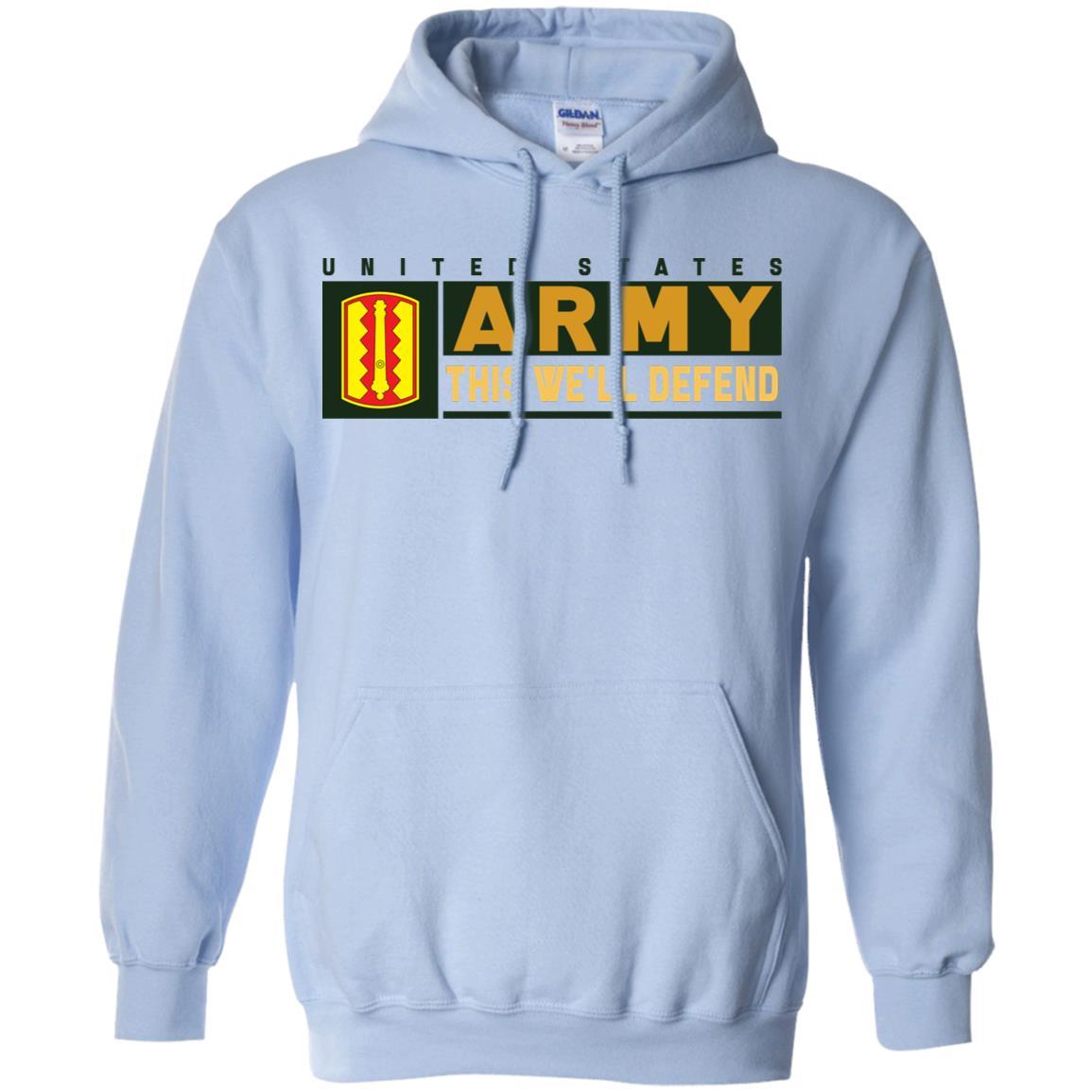 US Army 54 FIELD ARTILLERY BRIGADE- This We'll Defend T-Shirt On Front For Men-TShirt-Army-Veterans Nation