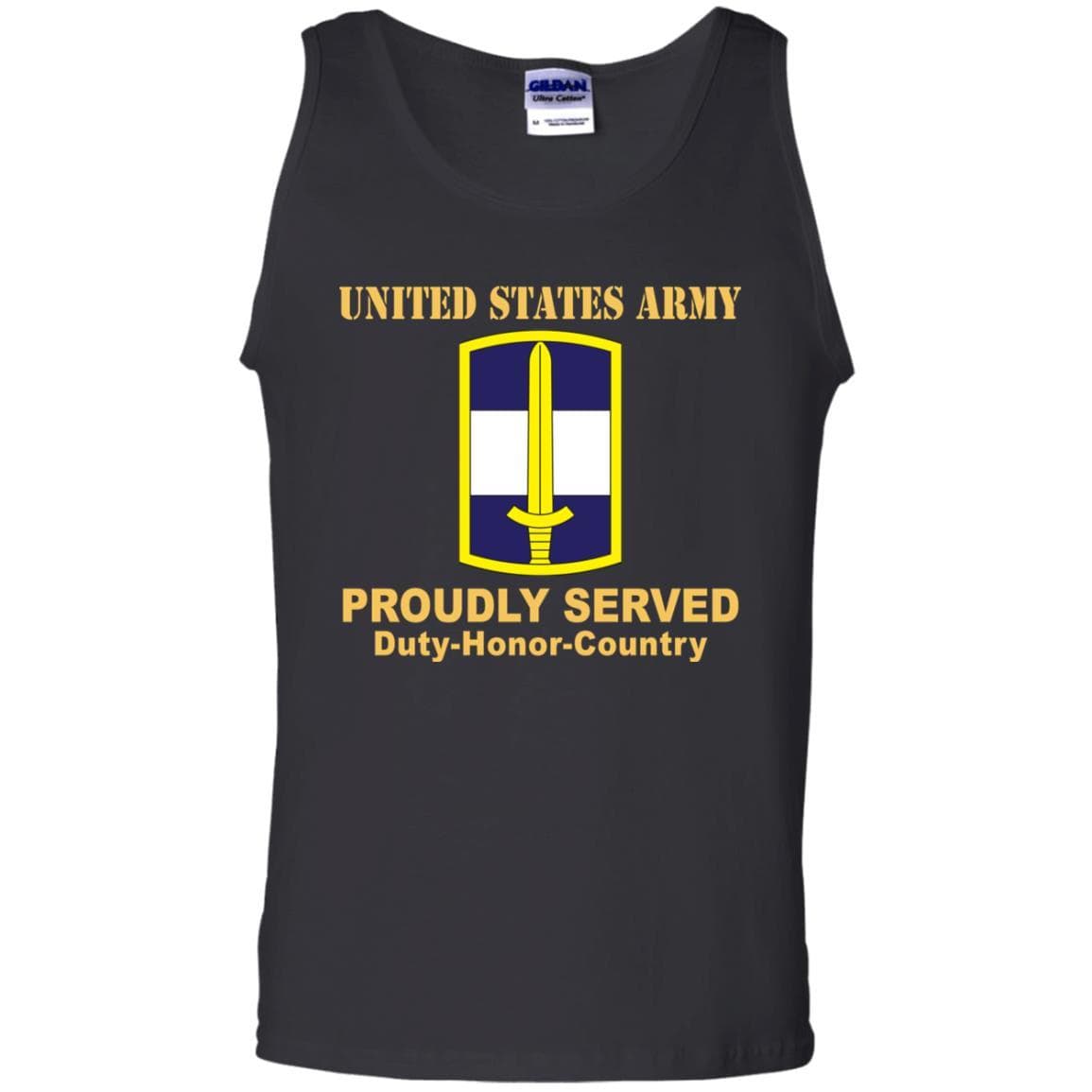 US ARMY 308 CIVIL AFFAIRS BRIGADE- Proudly Served T-Shirt On Front For Men-TShirt-Army-Veterans Nation