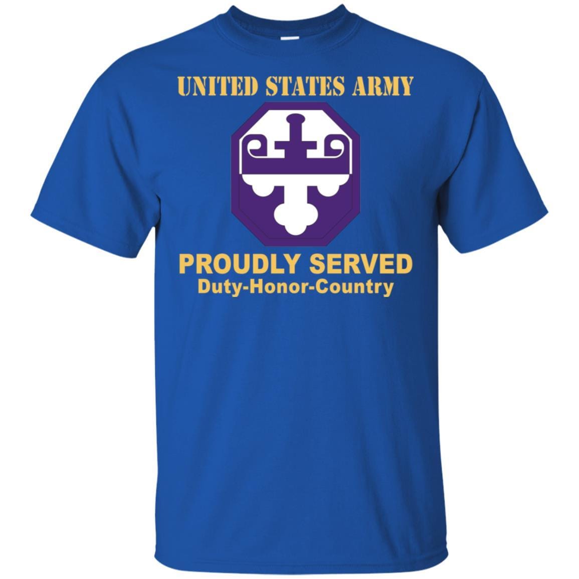 US ARMY 352 CIVIL AFFAIRS COMMAND- Proudly Served T-Shirt On Front For Men-TShirt-Army-Veterans Nation