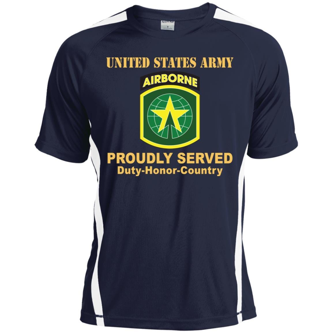 US ARMY 16TH MILITARY POLICE BRIGADE- Proudly Served T-Shirt On Front For Men-TShirt-Army-Veterans Nation