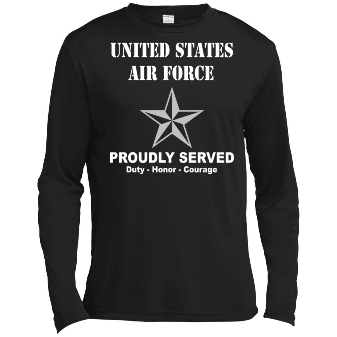 US Air Force O-7 Brigadier General Brig O7 General Officer Ranks T shirt Sport-Tek Tall Pullover Hoodie - T-Shirt-TShirt-USAF-Veterans Nation