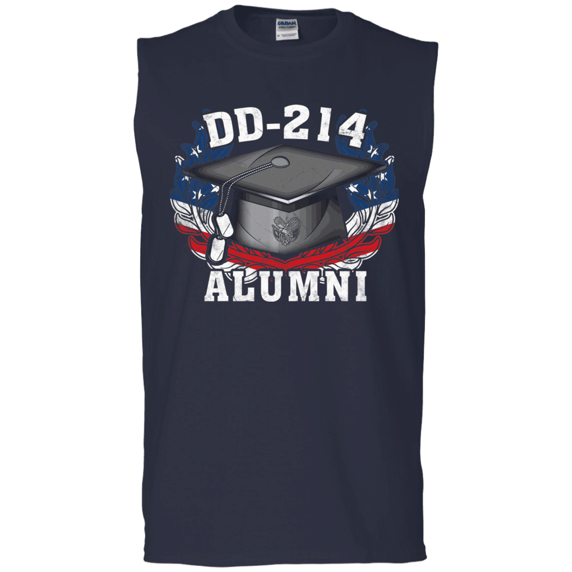 Military T-Shirt "DD 214 Alumni Veteran" Front-TShirt-General-Veterans Nation