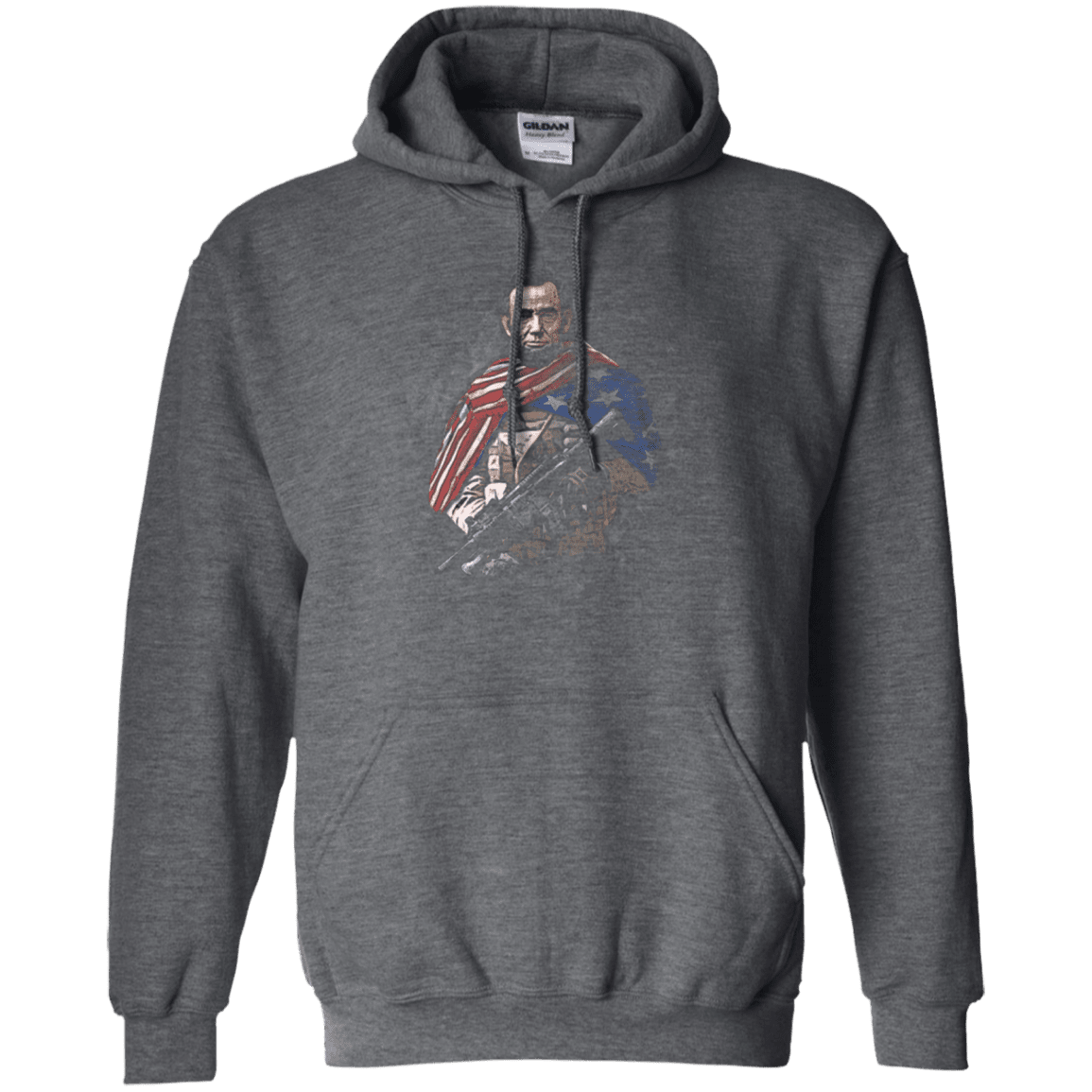 Military T-Shirt "Independent Day - Abraham Lincoln Soldier Presidents"-TShirt-General-Veterans Nation