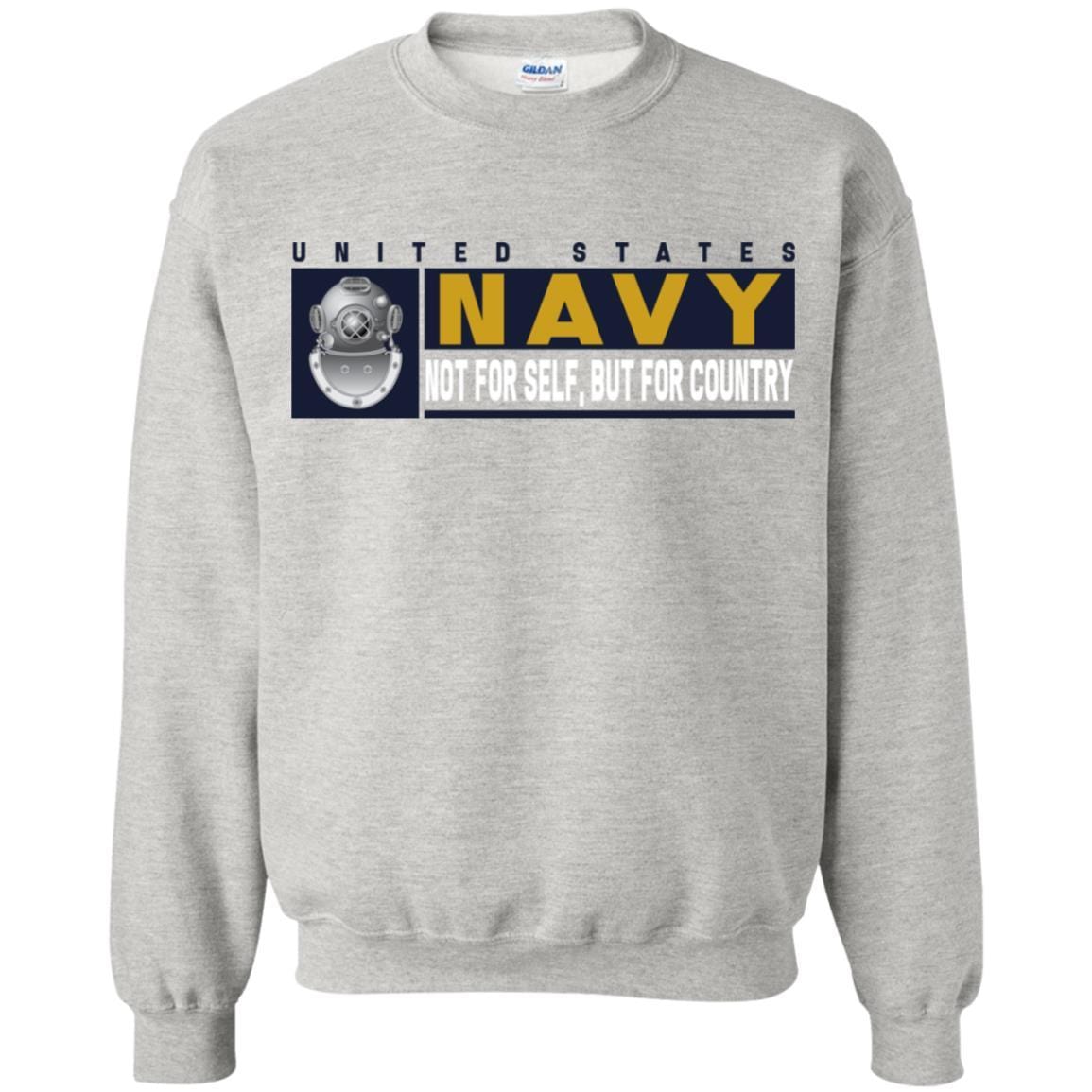 Navy Diver Navy ND- Not for self Long Sleeve - Pullover Hoodie-TShirt-Navy-Veterans Nation