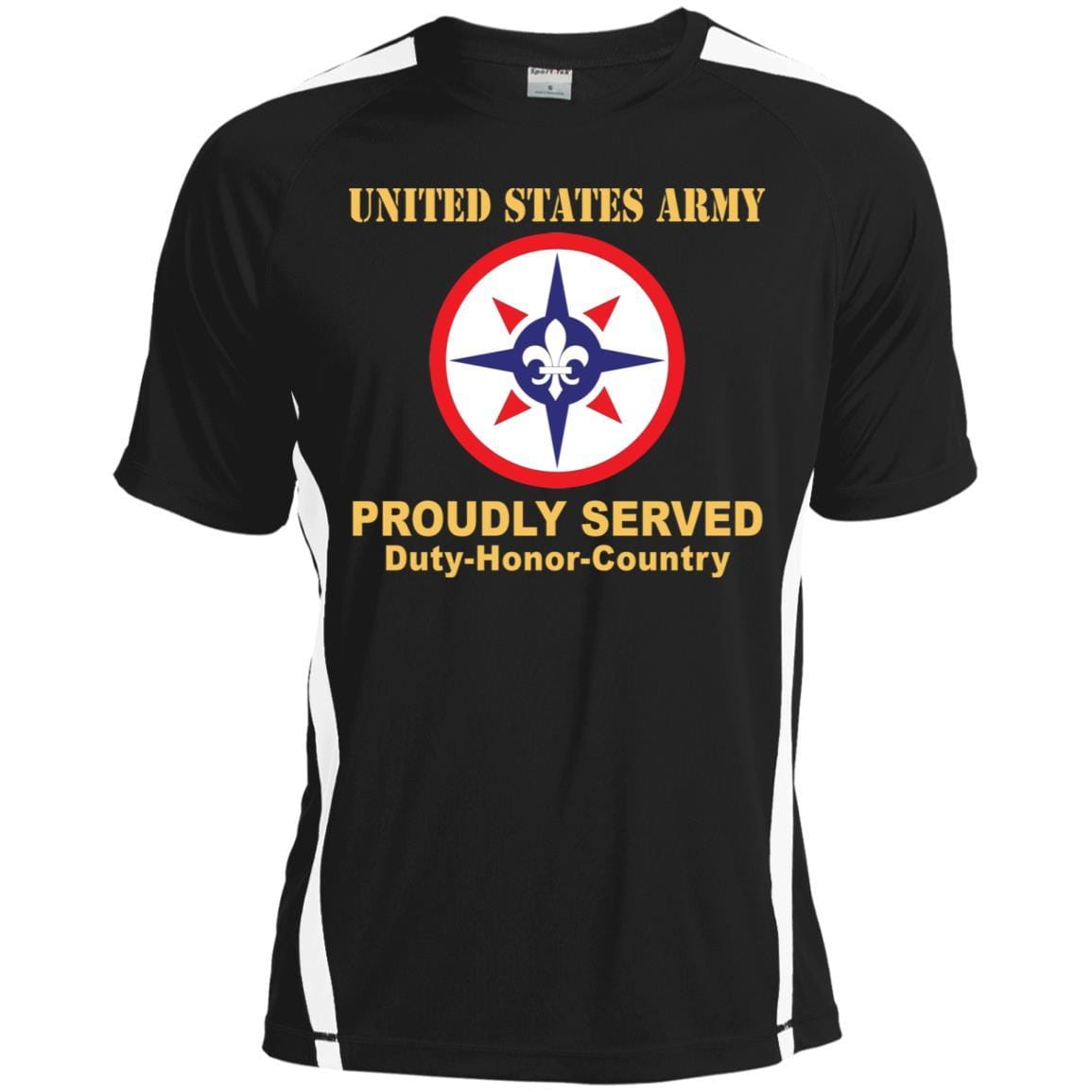 US ARMY 316TH SUSTAINMENT COMMAND- Proudly Served T-Shirt On Front For Men-TShirt-Army-Veterans Nation