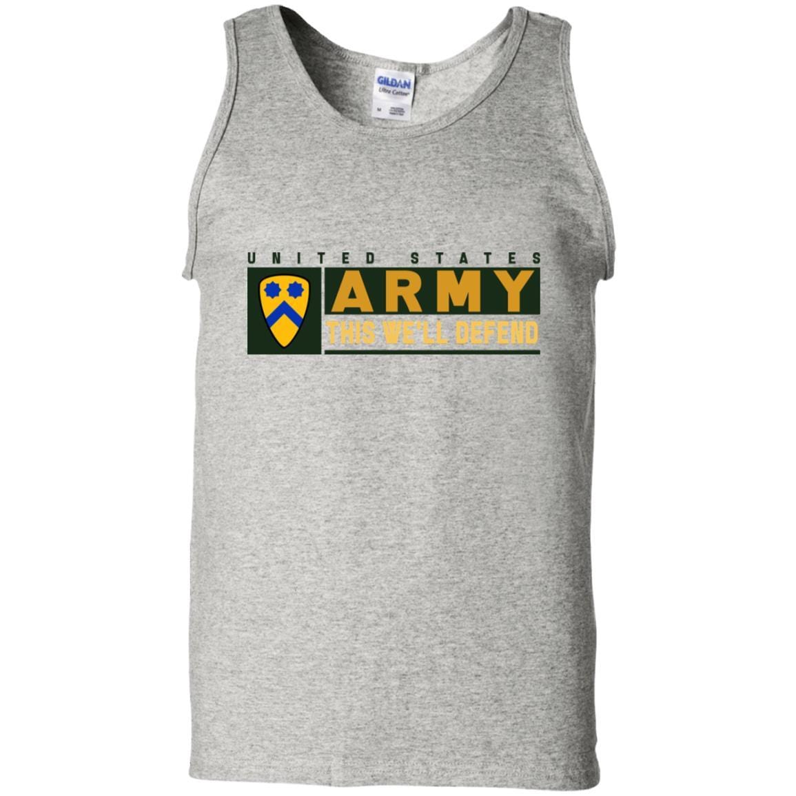 US Army 2nd Cavalry Division- This We'll Defend T-Shirt On Front For Men-TShirt-Army-Veterans Nation