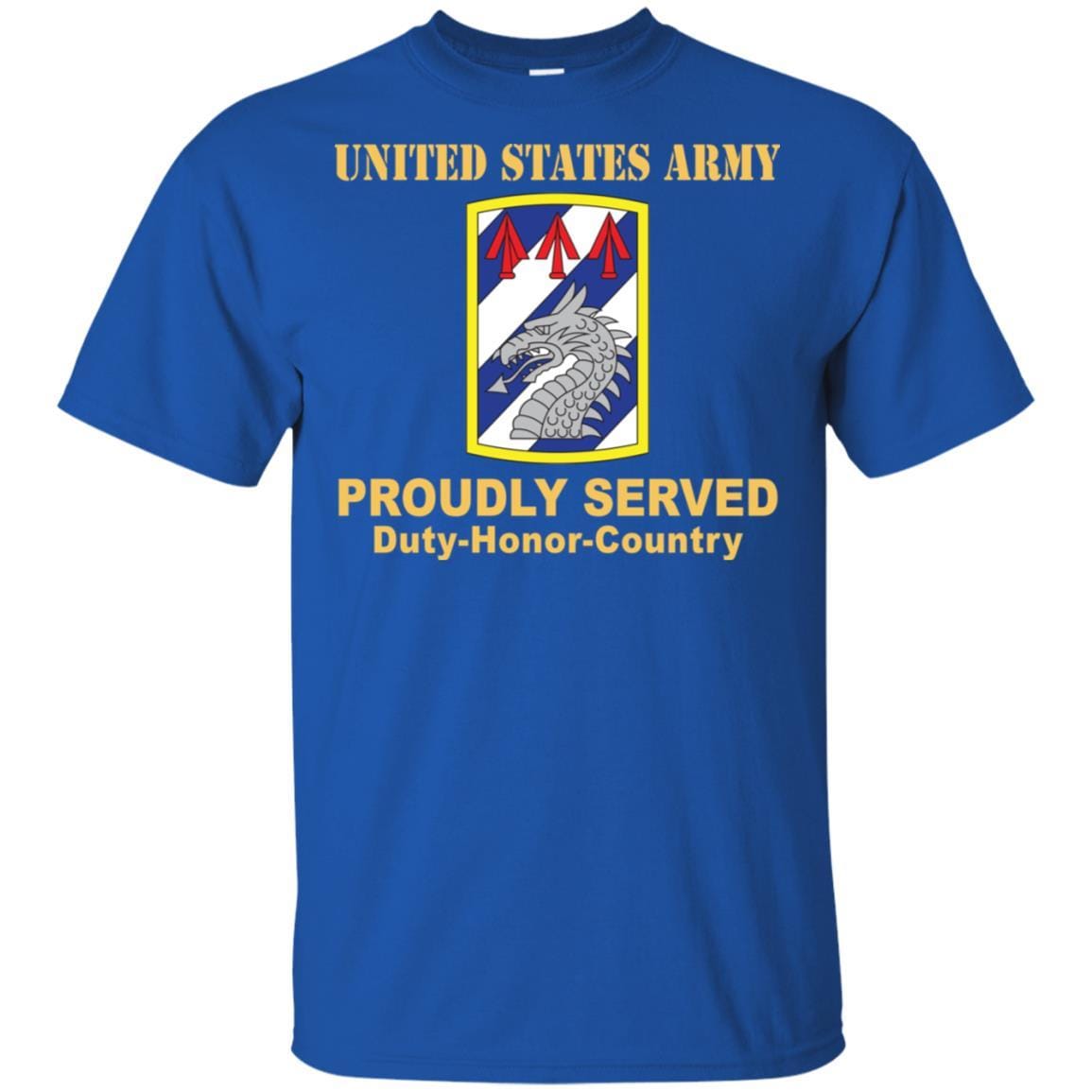 US ARMY 3RD SUSTAINMENT BRIGADE- Proudly Served T-Shirt On Front For Men-TShirt-Army-Veterans Nation