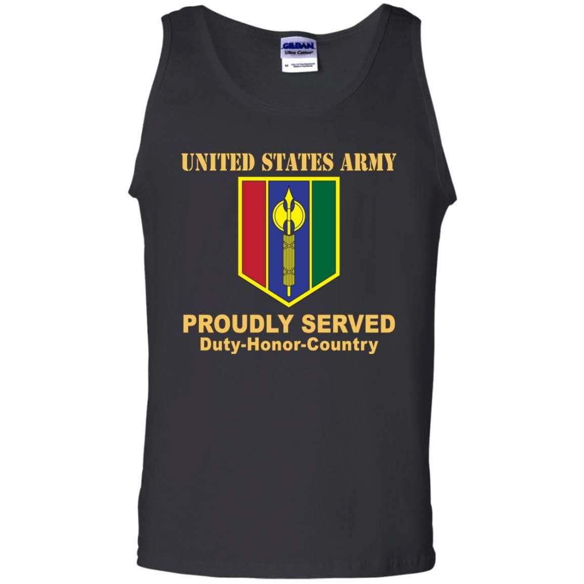 US ARMY 302 MANEUVER ENHANCEMENT BRIGADE- Proudly Served T-Shirt On Front For Men-TShirt-Army-Veterans Nation
