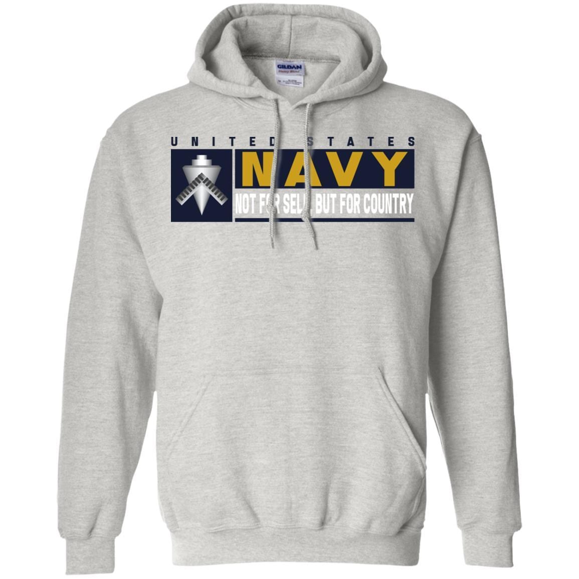 U.S Navy Builder Navy BU- Not for self Long Sleeve - Pullover Hoodie-TShirt-Navy-Veterans Nation