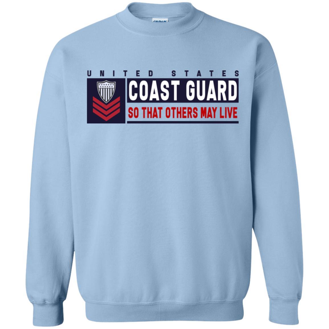 US Coast Guard E-6 Petty Officer First Class E6 PO1 So That Others May Live Long Sleeve - Pullover Hoodie-TShirt-USCG-Veterans Nation
