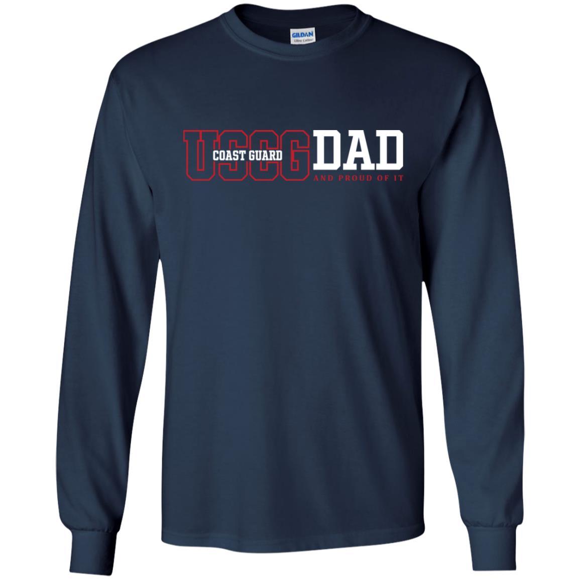 US Coast Guard And Proud Of It T-Shirt On Front-TShirt-USCG-Veterans Nation