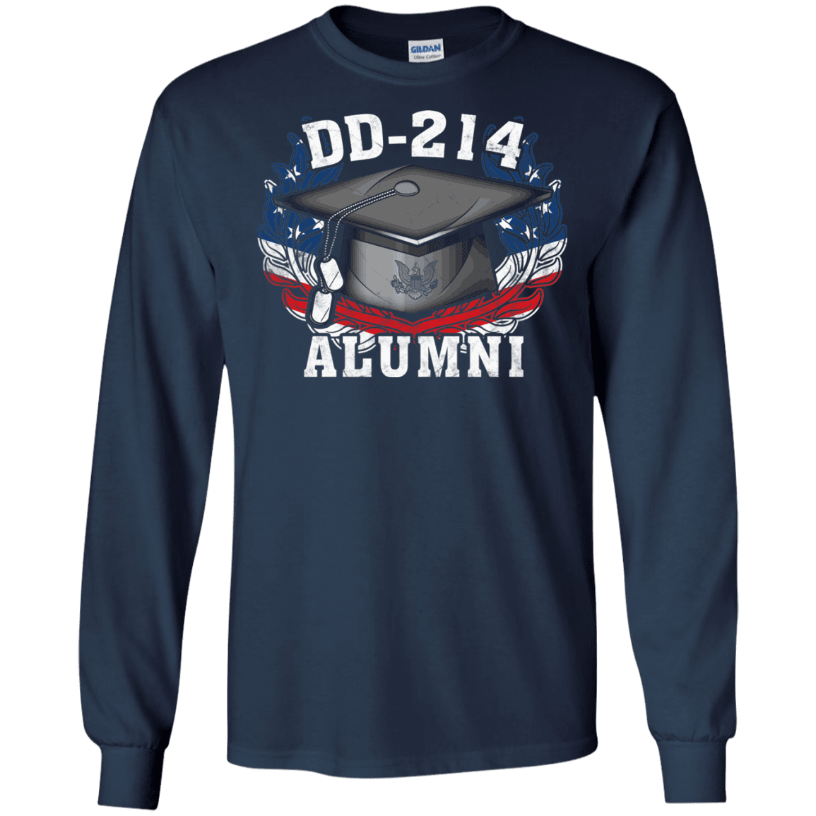 DD 214 Alumni Army Veteran Men Front T Shirts-TShirt-Army-Veterans Nation