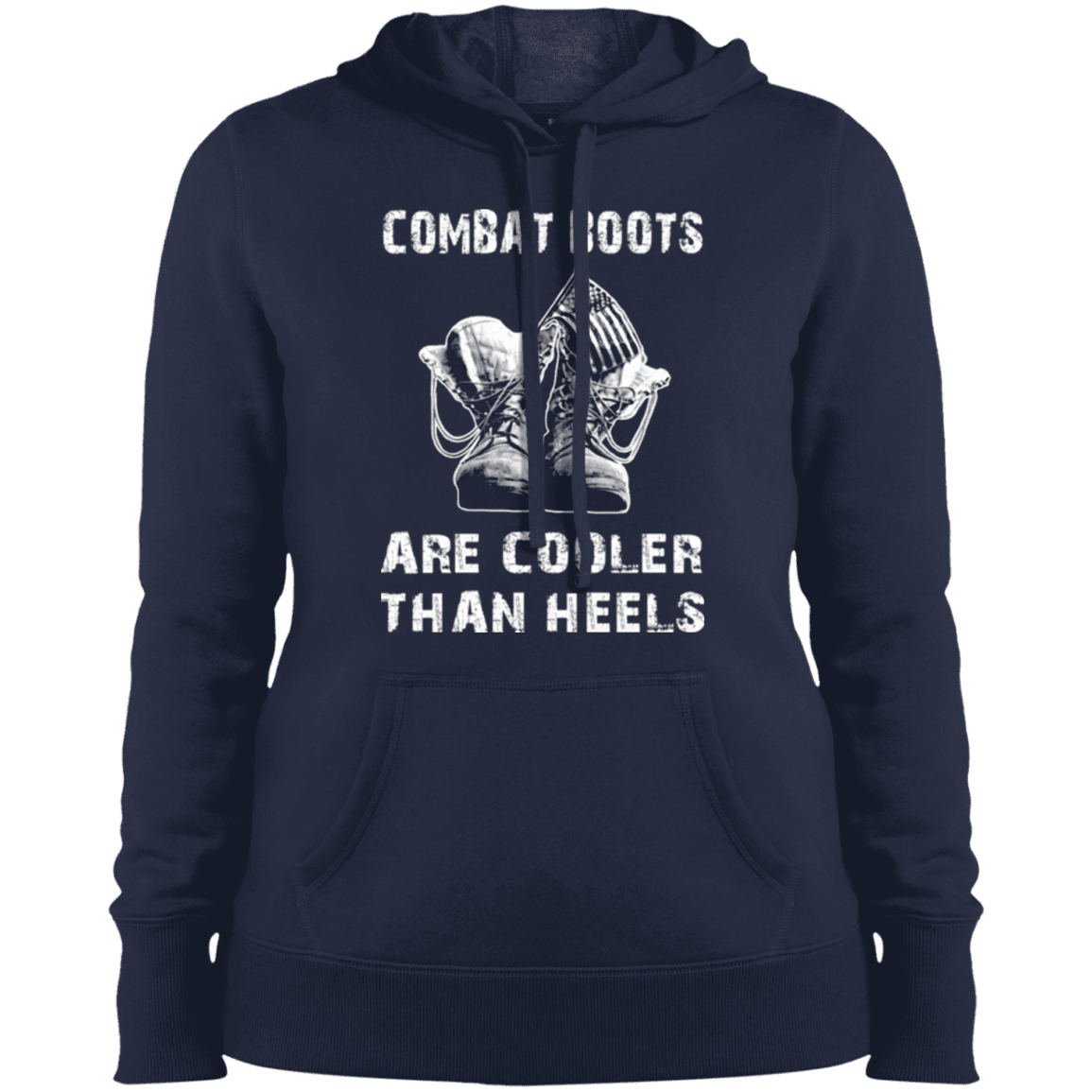 Military T-Shirt "Veteran - Combat Boots Are Cooler Than Heels"-TShirt-General-Veterans Nation
