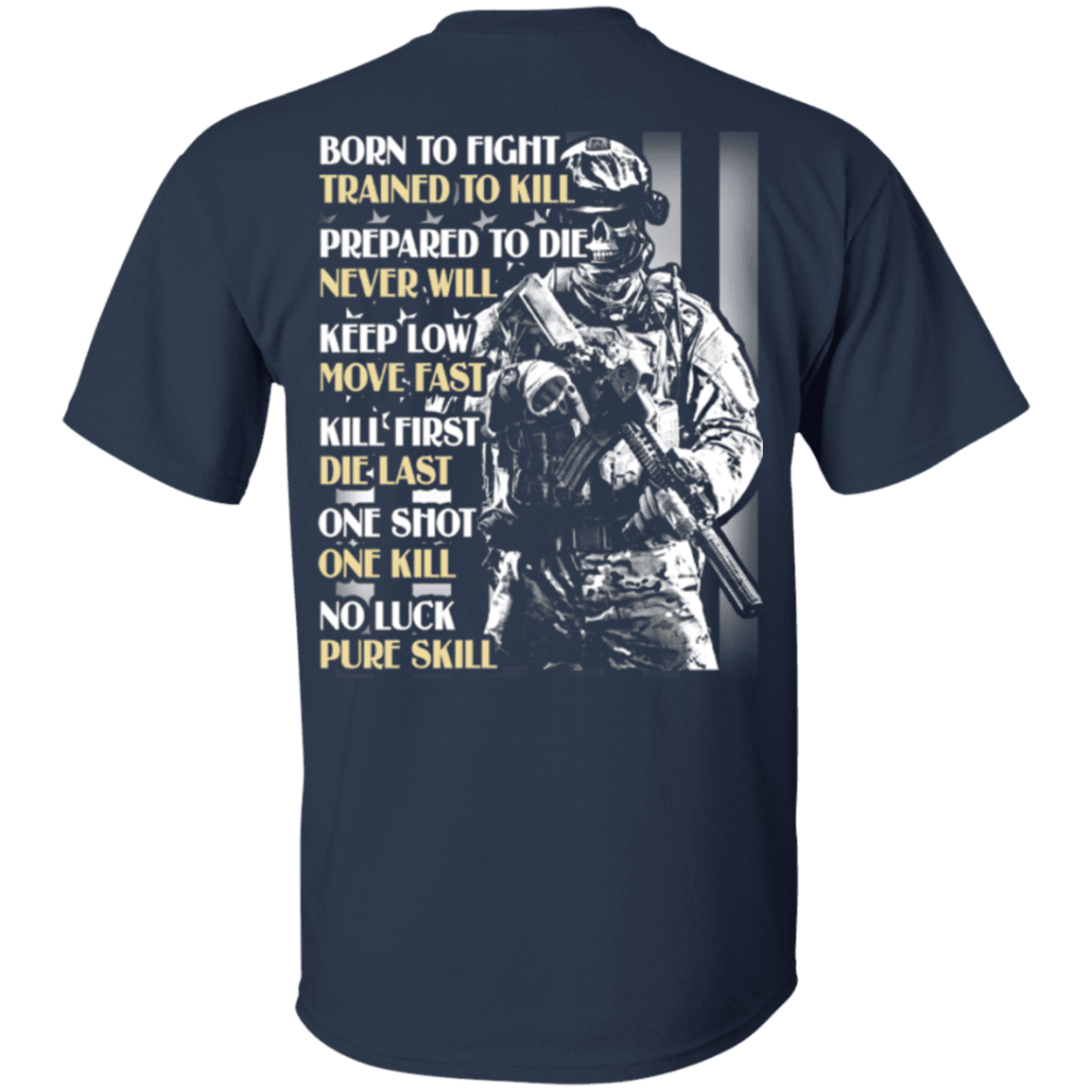 Military T-Shirt "Veteran Skill"-TShirt-General-Veterans Nation