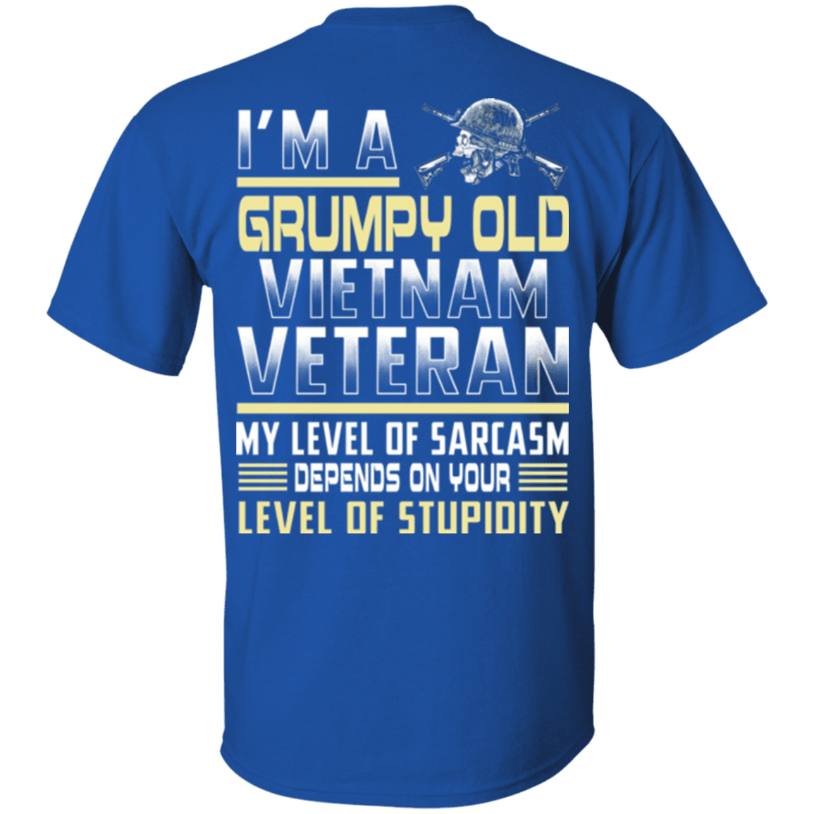 Military T-Shirt "I'm A Grump Old Vietnam Veteran"-TShirt-General-Veterans Nation