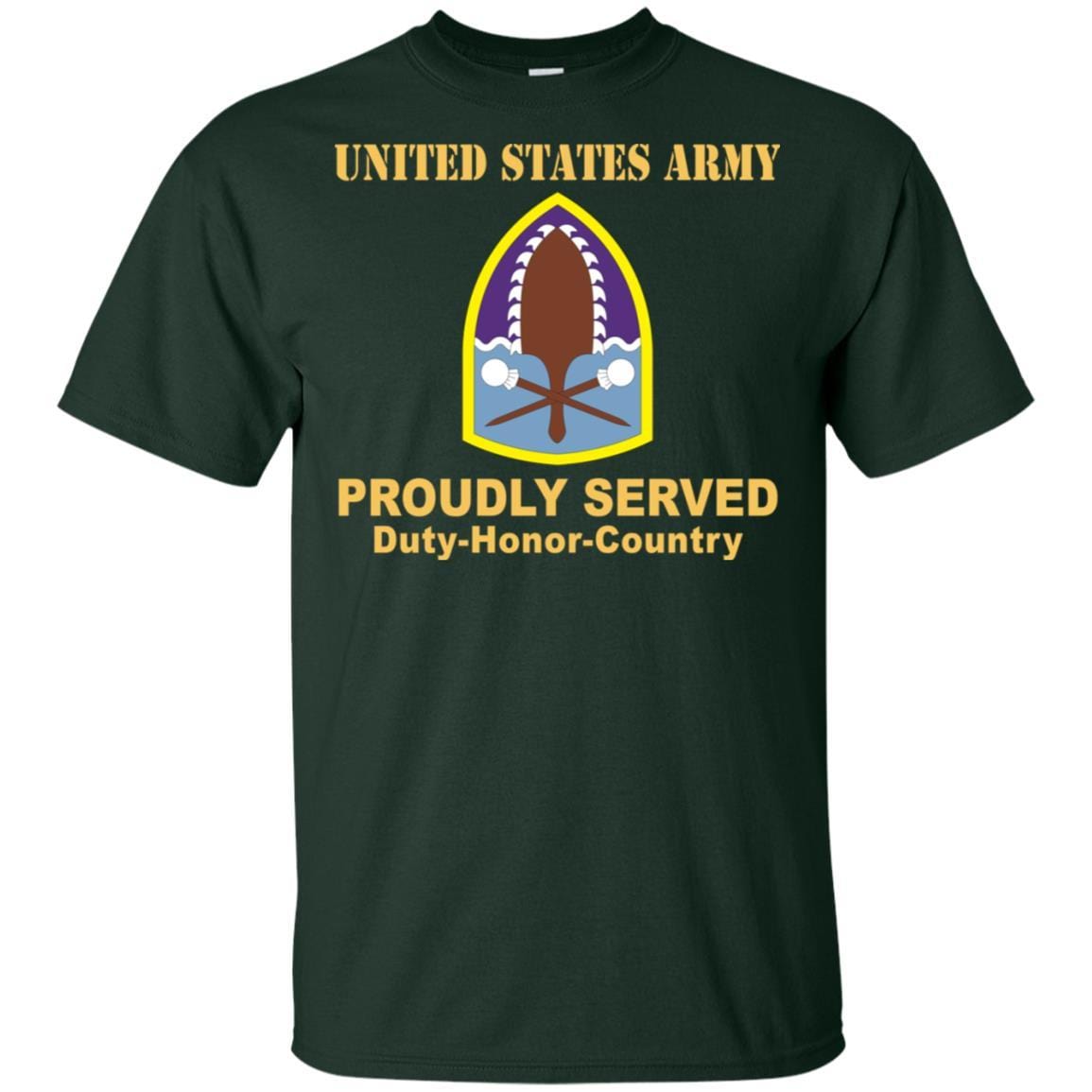 US ARMY 322 CIVIL AFFAIRS BRIGADE- Proudly Served T-Shirt On Front For Men-TShirt-Army-Veterans Nation