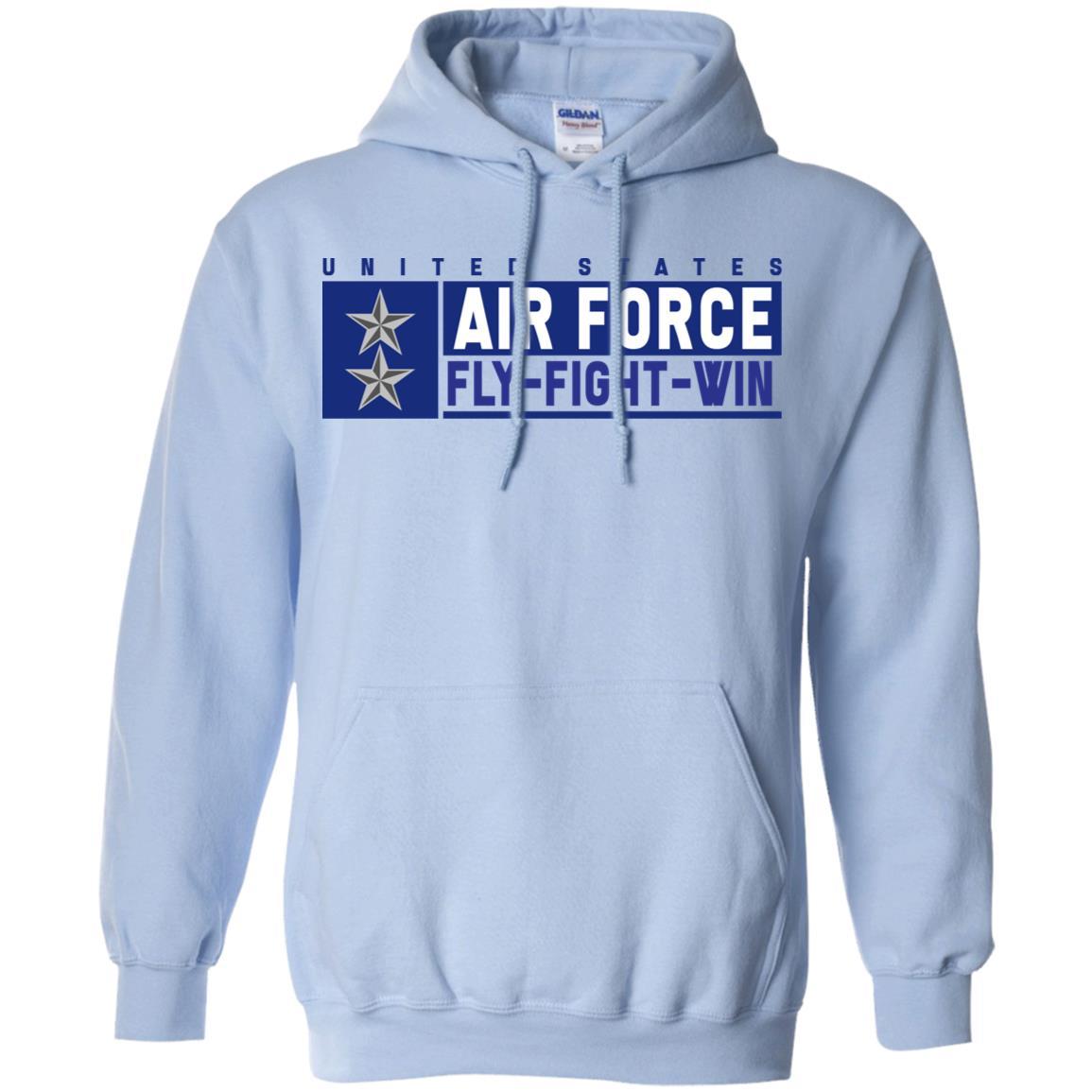 US Air Force O-8 Major General Fly - Fight - Win Long Sleeve - Pullover Hoodie-TShirt-USAF-Veterans Nation