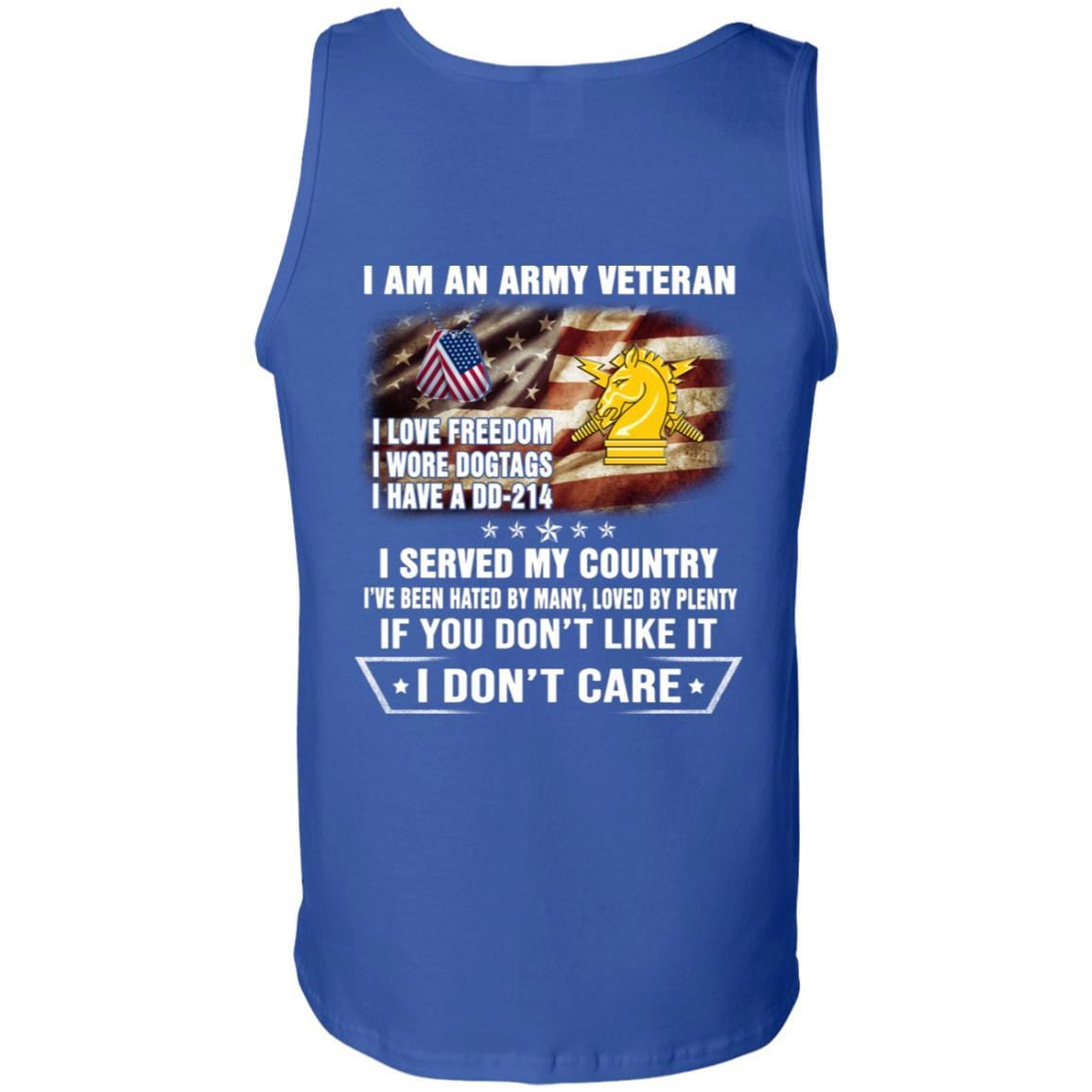 T-Shirt "I Am An Army Psychological Ops Veteran" On Back-TShirt-Army-Veterans Nation