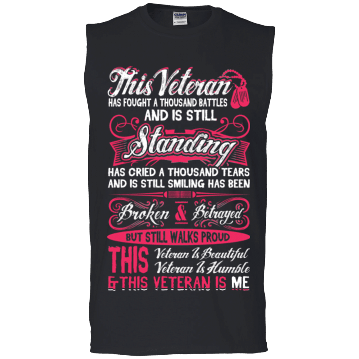 Military T-Shirt "This Veteran is Beautiful and Humble"-TShirt-General-Veterans Nation