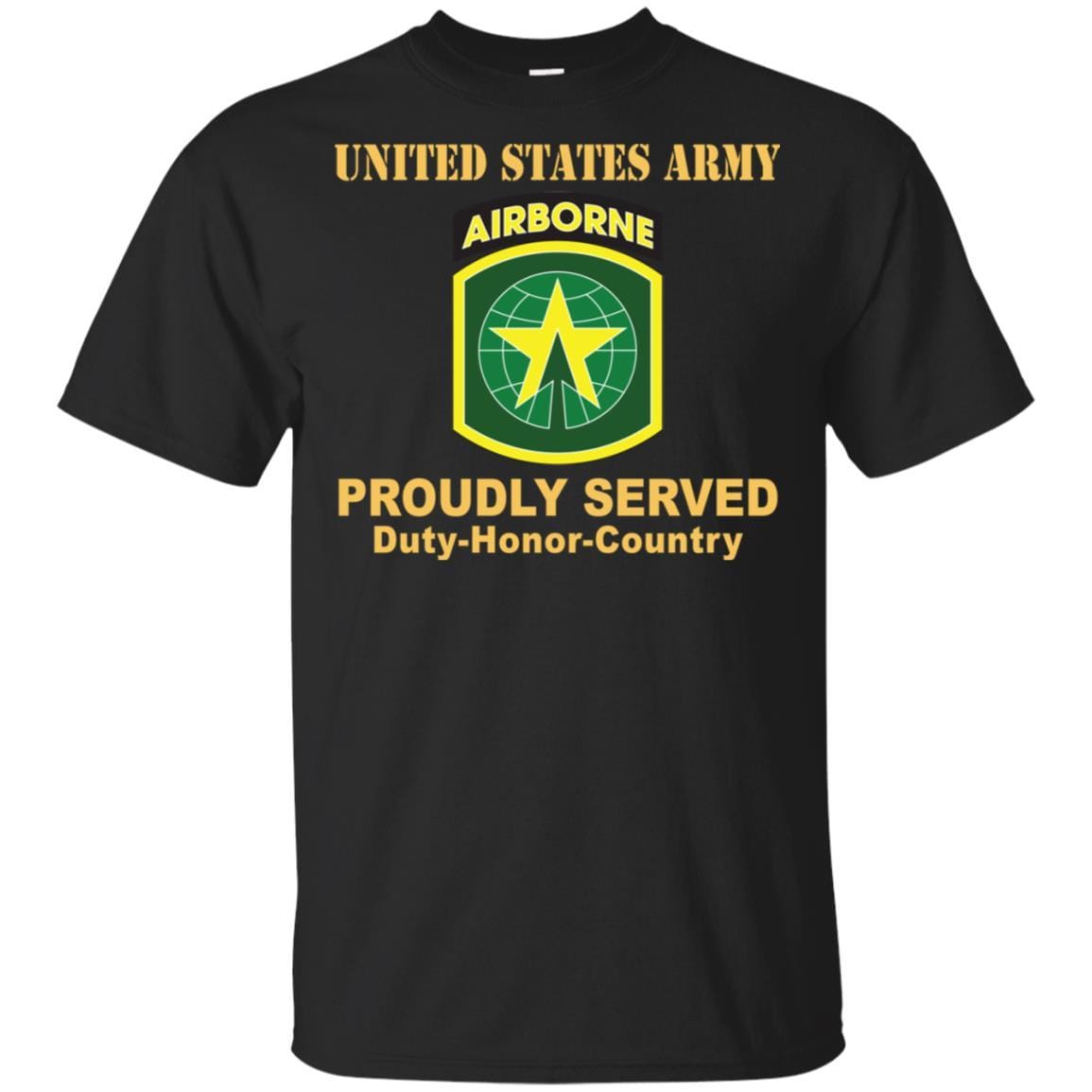 US ARMY 16TH MILITARY POLICE BRIGADE- Proudly Served T-Shirt On Front For Men-TShirt-Army-Veterans Nation