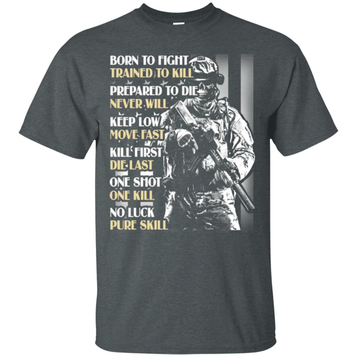 Military T-Shirt "Veteran Skill"-TShirt-General-Veterans Nation