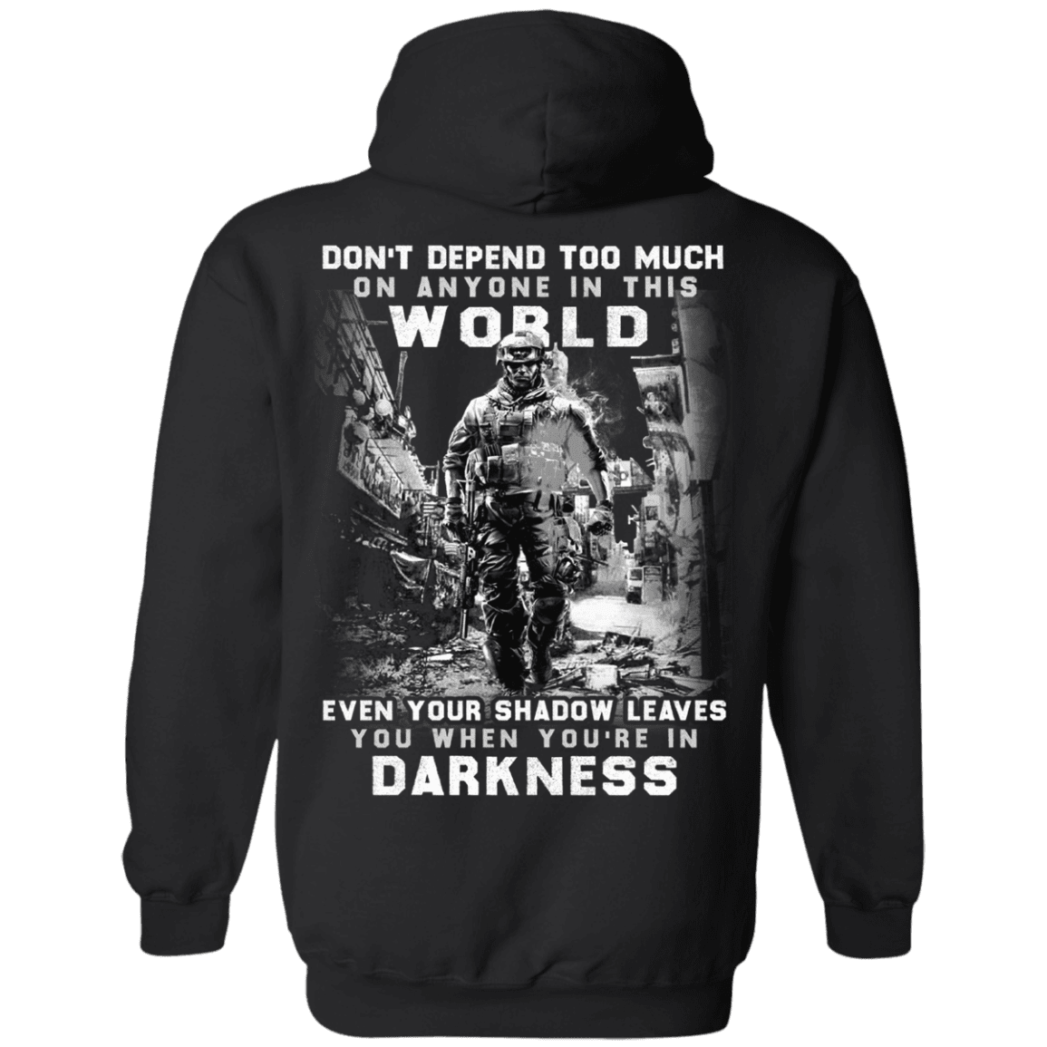 Military T-Shirt "Veteran - Don't Defend Too Much Anyone In This World"-TShirt-General-Veterans Nation