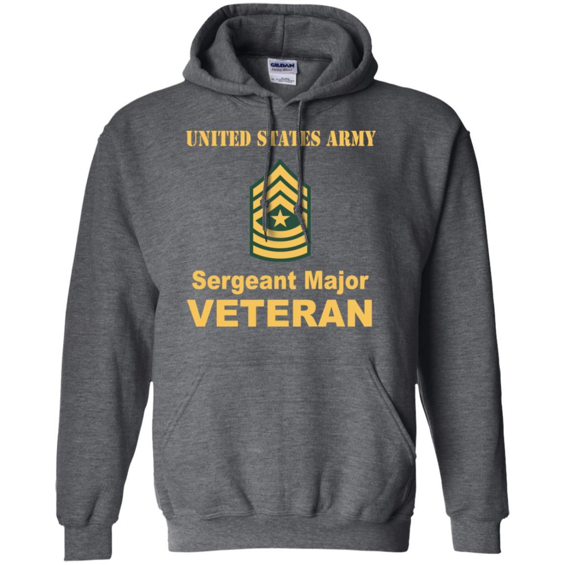 US Army E-9 Sergeant Major E9 SGM Noncommissioned Officer Veteran Men T Shirt On Front-TShirt-Army-Veterans Nation