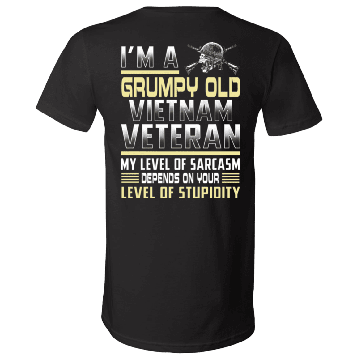 Military T-Shirt "I'm A Grump Old Vietnam Veteran"-TShirt-General-Veterans Nation