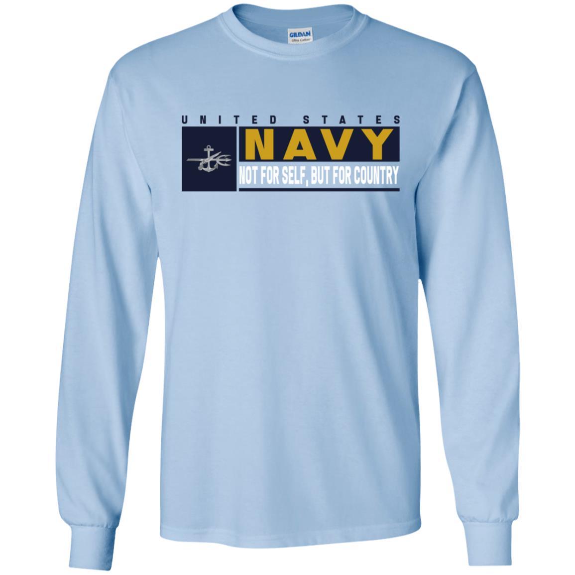 Navy Special Warfare Operator Navy SO- Not for self Long Sleeve - Pullover Hoodie-TShirt-Navy-Veterans Nation