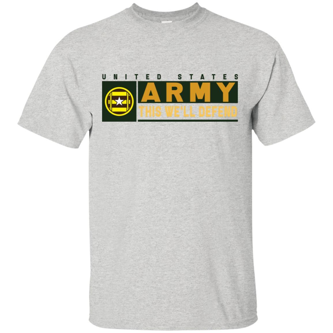 US Army 3RD TRANSPORTATION BRIGADE- This We'll Defend T-Shirt On Front For Men-TShirt-Army-Veterans Nation