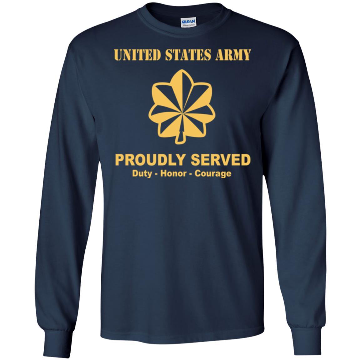 US Army O-4 Major O4 MAJ Field Officer Ranks Men Front Shirt US Army Rank-TShirt-Army-Veterans Nation