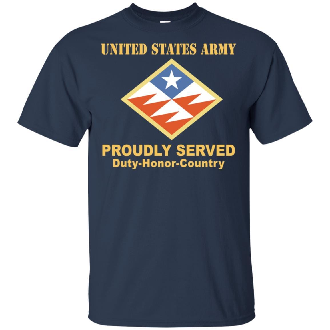 US ARMY 261 SIGNAL BRIGADE - Proudly Served T-Shirt On Front For Men-TShirt-Army-Veterans Nation