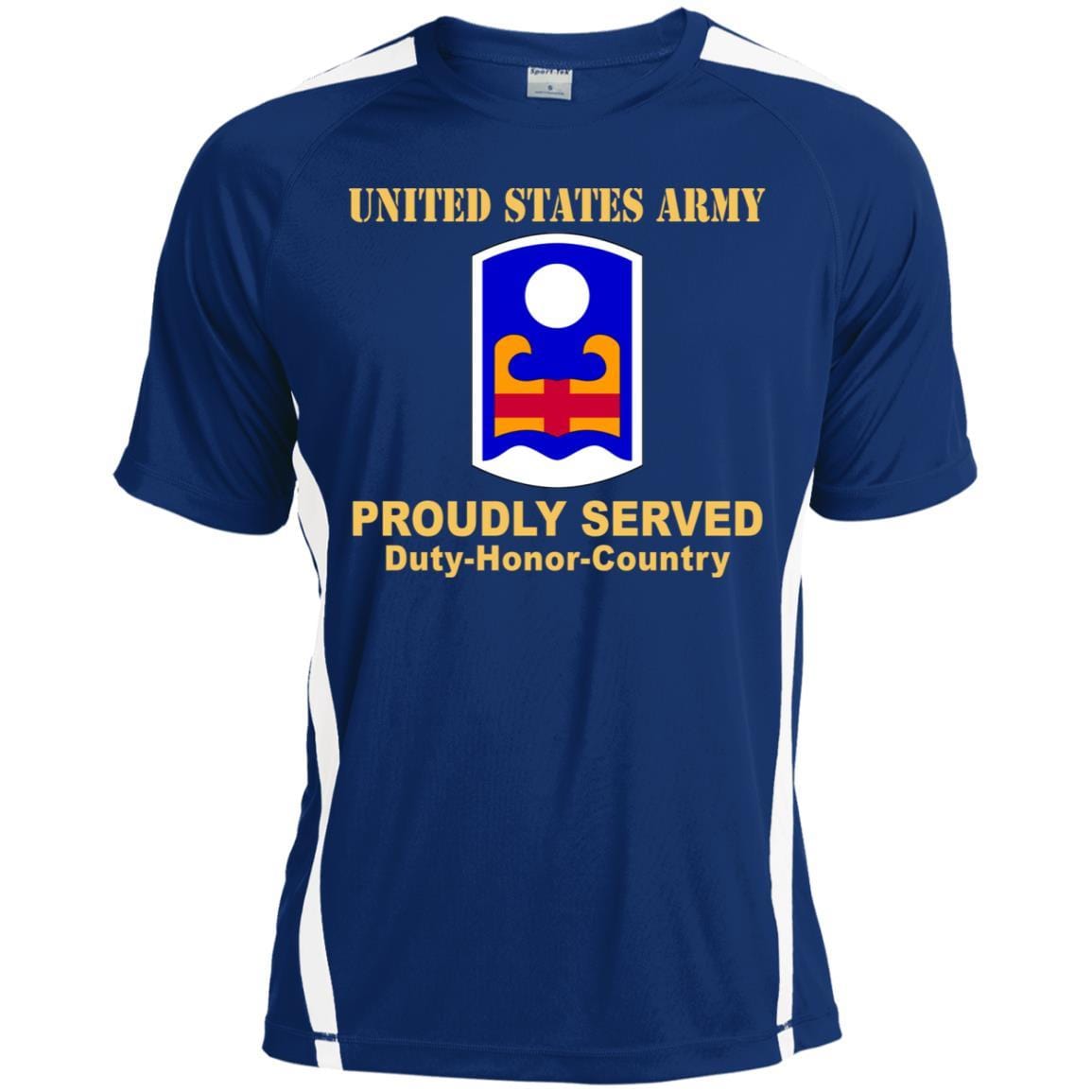 US ARMY 92 INFANTRY BRIGADE - Proudly Served T-Shirt On Front For Men-TShirt-Army-Veterans Nation