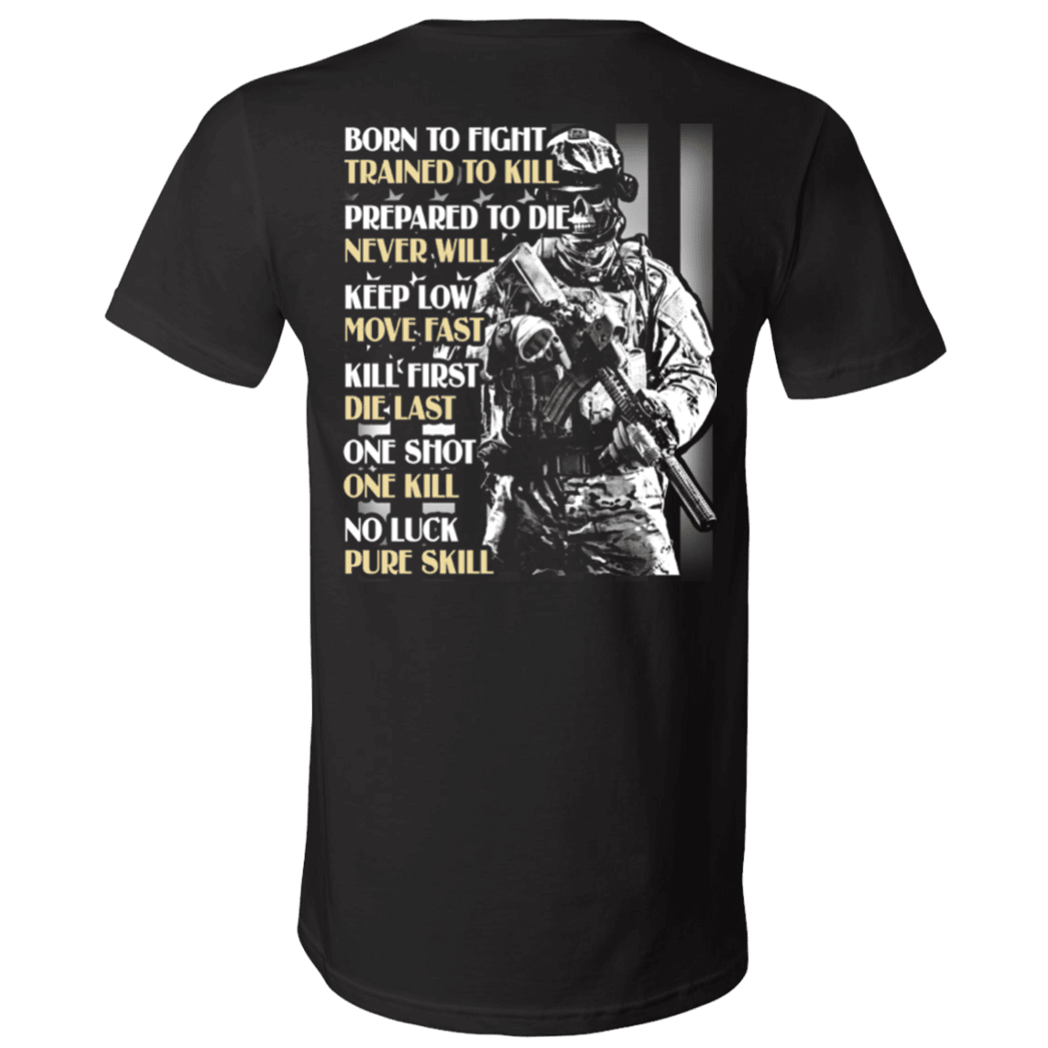 Military T-Shirt "Veteran Skill"-TShirt-General-Veterans Nation