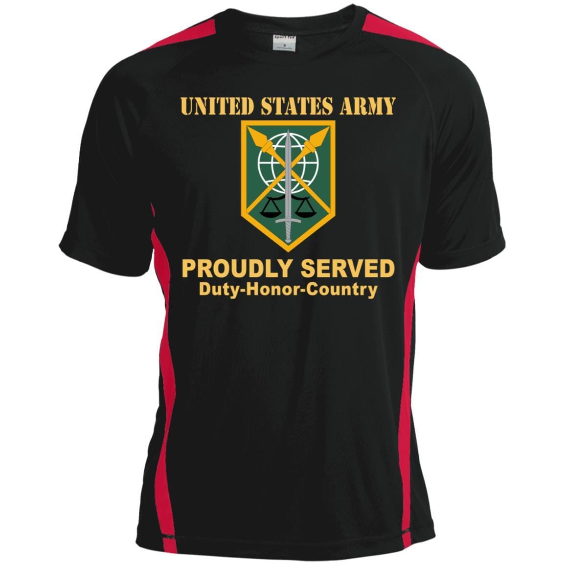 US ARMY 200 MILITARY POLICE BRIGADE- Proudly Served T-Shirt On Front For Men-TShirt-Army-Veterans Nation
