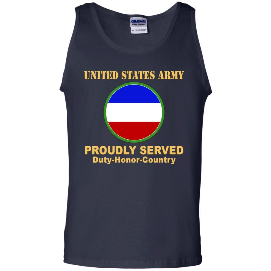 US ARMY CSIB FORCES COMMAND- Proudly Served T-Shirt On Front For Men-TShirt-Army-Veterans Nation